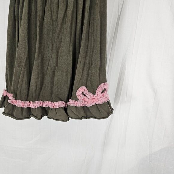 Matilda Jane size 8 Serendipity Yours Truly Bow Tulle Dress Brown - Picture 3 of 7